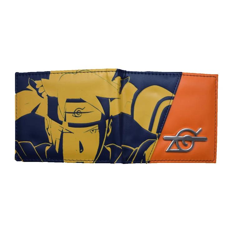 Naruto Anime Foldable Wallet Women Men Children Bank ID Card Holder Card Clip Bag Cartoons Cosplay Clutch Wallets Birthday Gifts