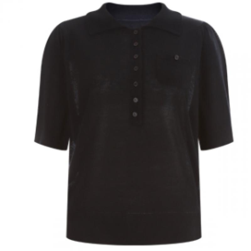 Shop   Women S Linen Collar Neck BuTTon Half Open Tencel ShorT Sleeve KniT T Sh