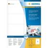 Removable Labels - Herma - 10308 - 800 Labels - A4 - Repositionable - White