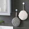 Household Chenille Handball Hanging Hand Towel Kitchen Thickened Absorbent Quick-drying Bathroom Cute Rag
