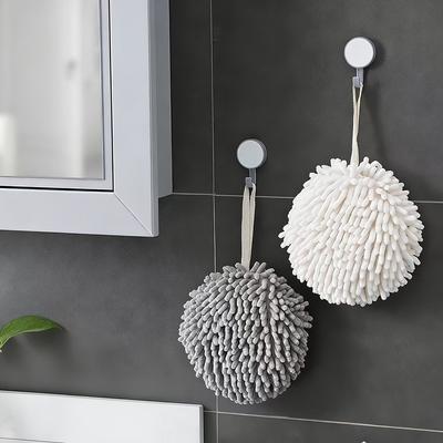 Household Chenille Handball Hanging Hand Towel Kitchen Thickened Absorbent Quick-drying Bathroom Cute Rag