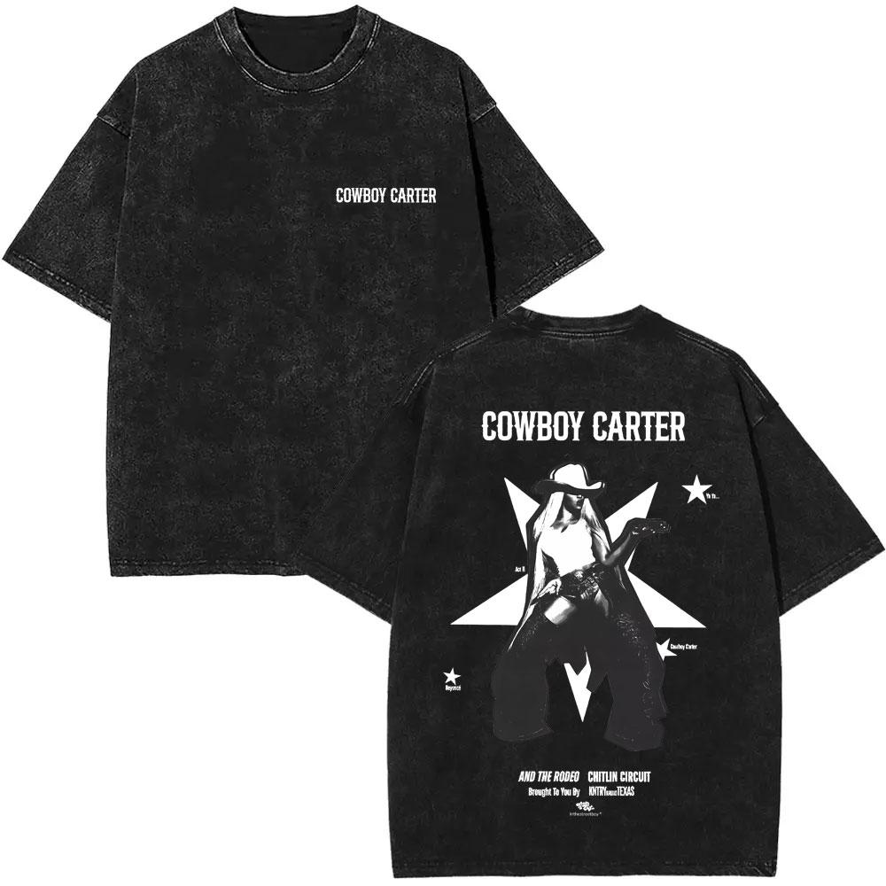 Retro Washed Beyonce Renaissance World Tour Tshirt Album Concert Music Tshirts Men Women Casual Cotton Vintage T Shirts