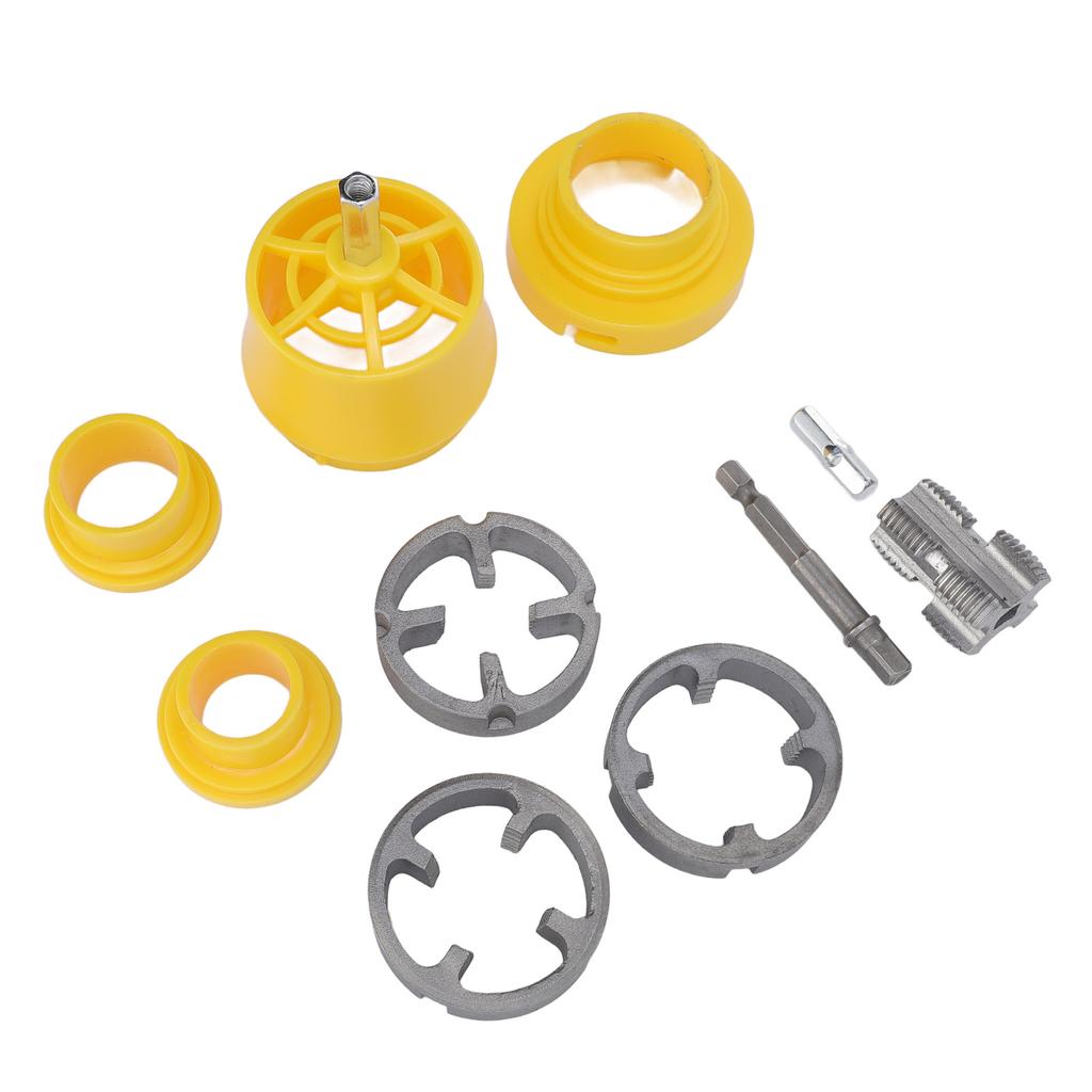 PPR Pipe Threader Kit 14 Inch Hex Shank G12 G34 Standard Thread Pipe Threader Plumbing Tools