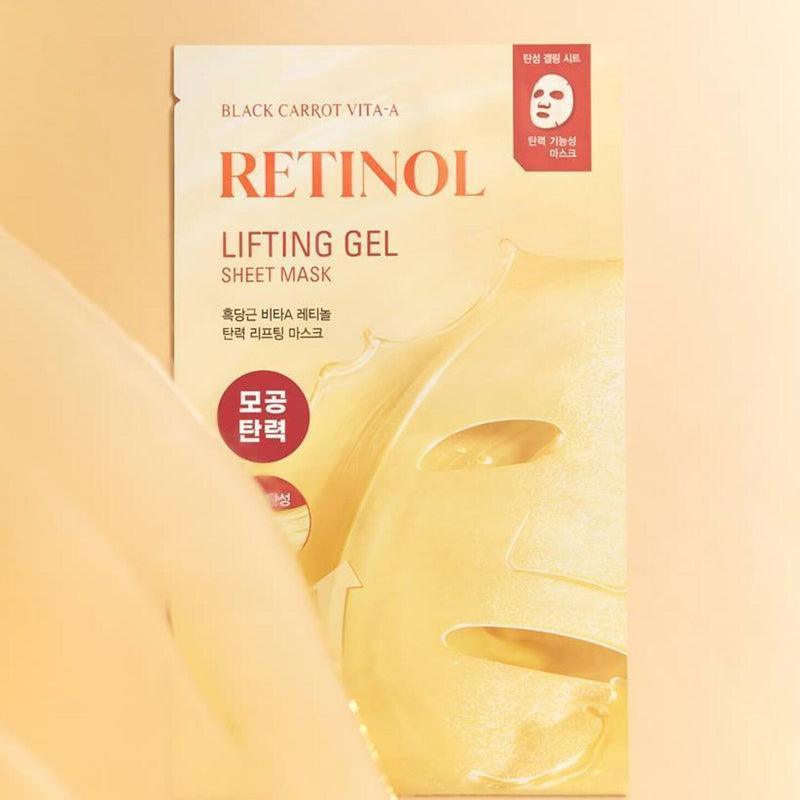 Goodal Czarna Marchewka Vita-A Retinol Liftingująca Maseczka w Płachcie 1 szt.