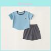 Kinder Sommer Pyjama Set mit Cartoon-Drucken für Jungen und Mädchen