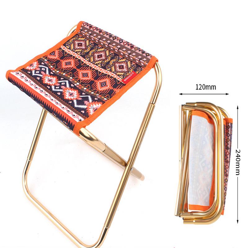 Новый уличный складной алюминиевый стул, стул, сиденье для рыбалки, кемпинга, уличный складной стул для рыбалки, легкий вес, портативный с сумкой