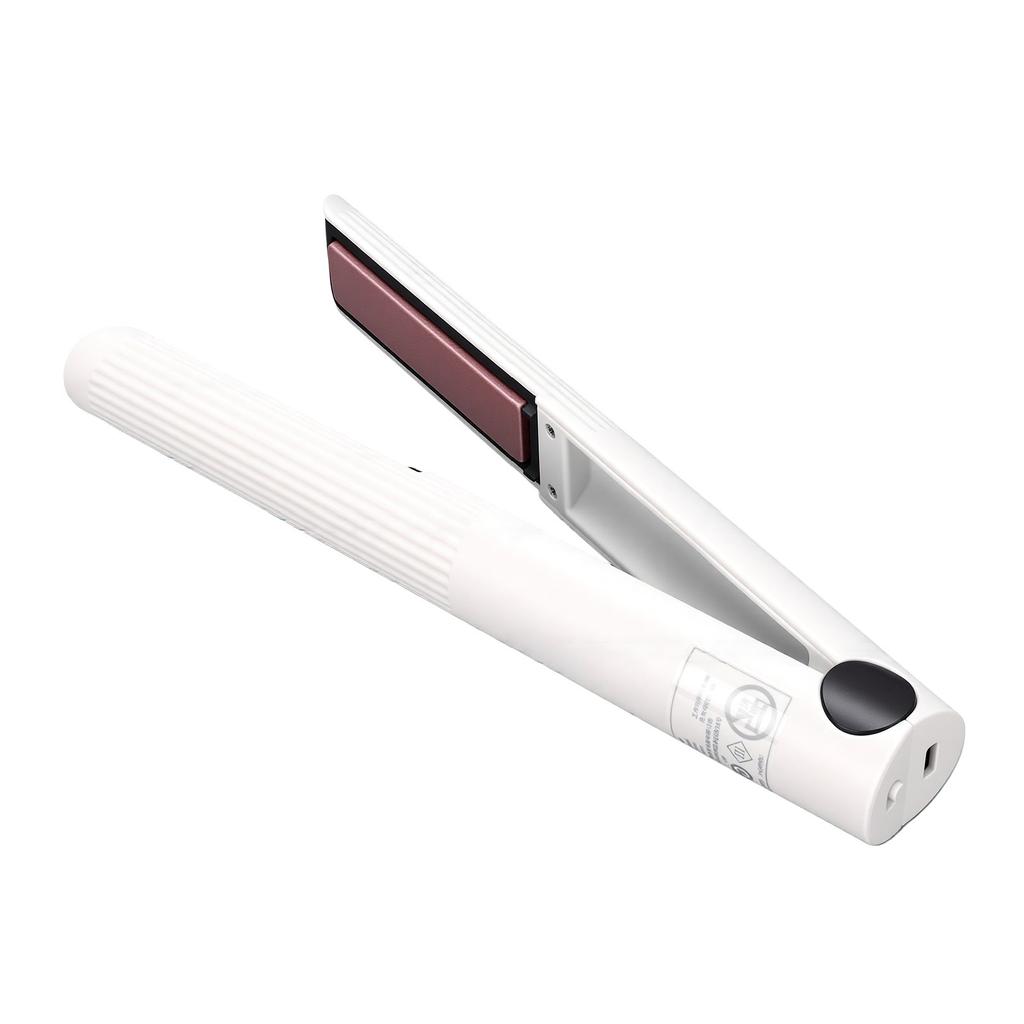 Cordless Hair Straightener Portable USB Rechargeable Mini Flat Iron Hair Straightener and Curler for Salon Home Dorm