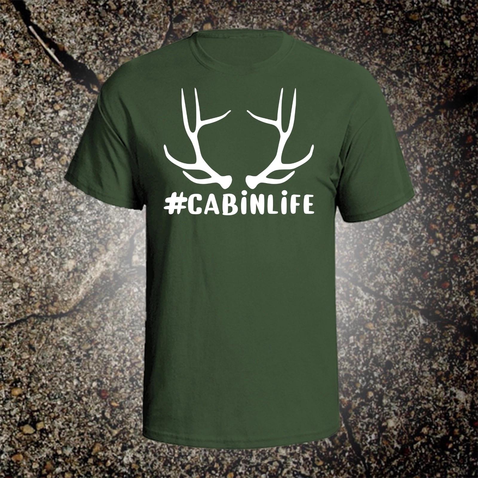 

Cabin Life hunting vintage style graphic t shirt tee browning mossberg camping 4XL