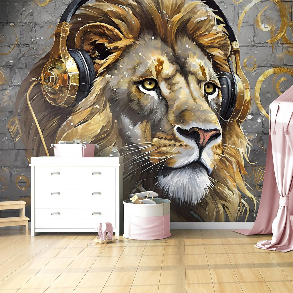 Wallpaper Music Lion Animals
