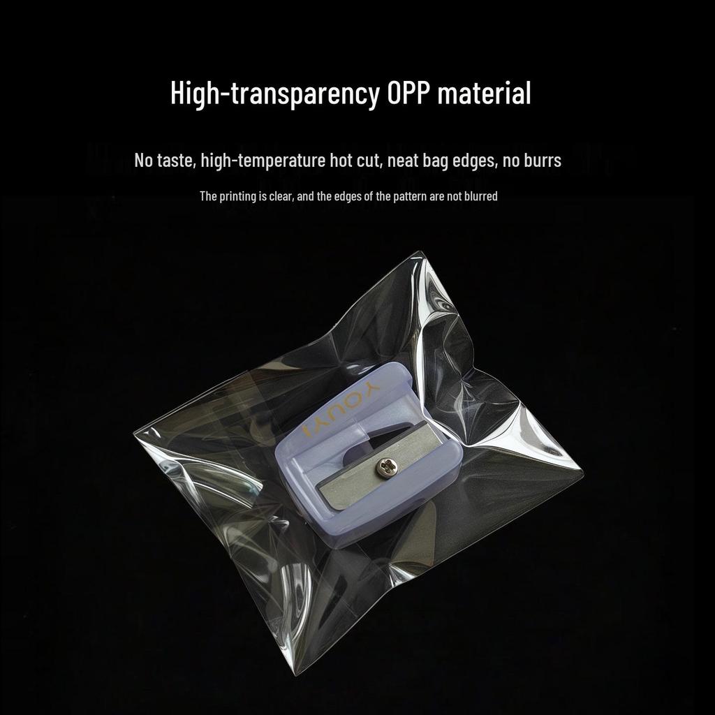 Transparent Self-Adhesive OPP Bag, 6cm Width, for Jewelry, Watch Straps, and Combs.