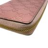 GUCCI 410102 Zip Around Guccisima leather Purse pink leather Women Used