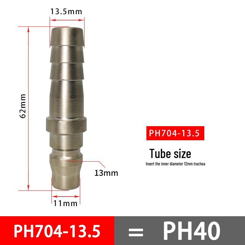 C-Type Pneumatic Quick Connector for Air Compressors and Oxygen Hoses