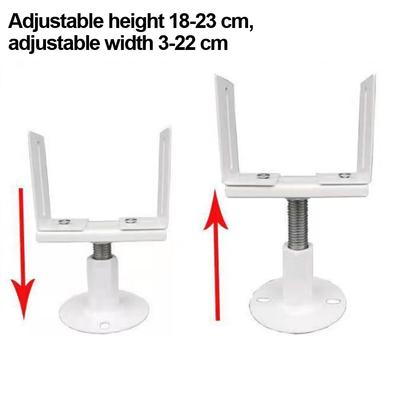Sleek and Sturdy Adjustable Height Radiator Brackets for Classic Styles