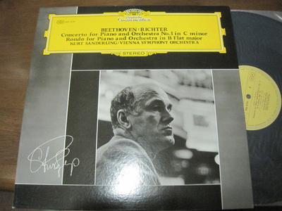 LP Record SVIATOSLAV RICHTER KURT SANDERLING  Beethoven Piano Concerto No. 3 Ro MG2191 DEUTSCHE GRAMMO Japan Classical Used
