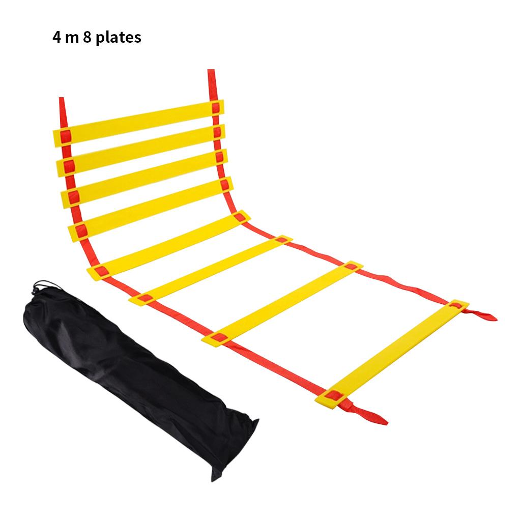 Agility Ladder (13/16/19 Feet) for Agility Training & Footwork Exercise - with 6/12/21 Plastic Rungs