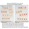 Standard Israeli Mahjong Digital Cards Rummy Classic Table Game Perfect for Family Gatherings and Travel Fun Party Games