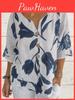 Cotton New Linen Printed And Vneck Shortsleeved Pullover Shirt Spring And Summer Casual Jacket