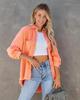 2025 Women's Casual Frayed Denim Jacket - European & American Style