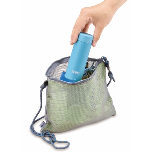 Thermos Vacuum Insulated Pocket Mug, 120ml, Light Blue, JOJ-120 LB (Small Capacity Model)