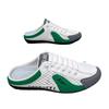 Summer new lace-up men's shoes half slippers board shoes men's one-pedal lazy shoes breathable and lightweight sports and leisure shoes