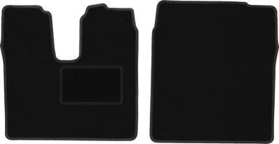 Black Velour Floor Mats For: MAN TGA Truck (2000-2007)