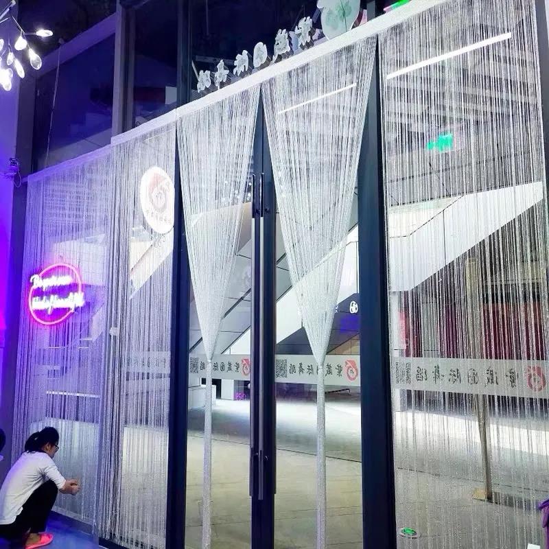 Line Curtain Door Curtain Porch Partition Curtain Wedding Decoration Background Curtain WTEMPO