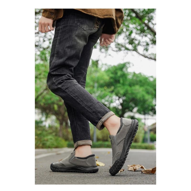 Men S Low Top Waterproof Work Shoes Outdoor Wear Resistant Casual Shoes