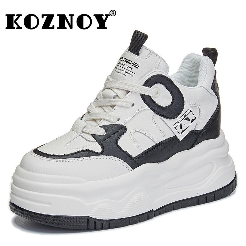 

Fujin 2024 синтетические массивные кроссовки из натуральной кожи 8 см, весенние ботинки до щиколотки, женская модная брендовая осенняя кожаная обувь на платформе на танкетке 34 белый