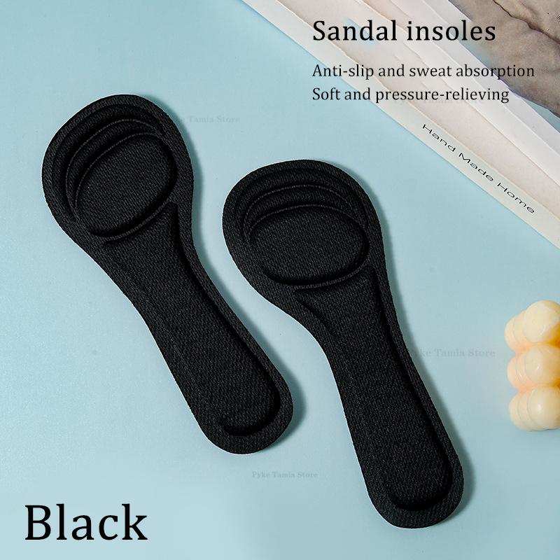 

Sandals Sponge Soft Insoles Women High-heel Shoes Pads Anti-slip Breathable Sweat Self-adhesive Feet Cushion Inserts Stickers 35-40 (21cm)