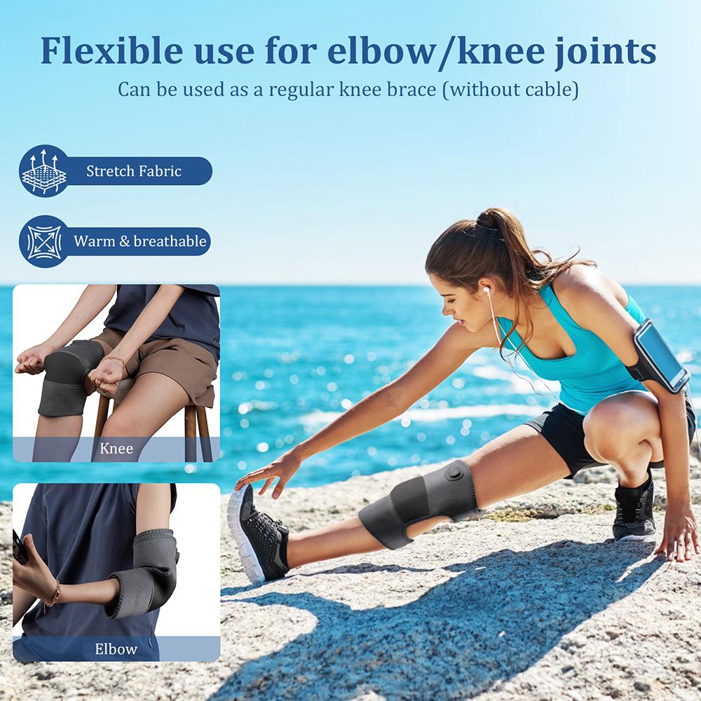 Electric Knee Massager Shoulder Elbow Massager 3 Modes Vibration Knee Masajeador Knee Relaxation Air Pressure Kneading Massage