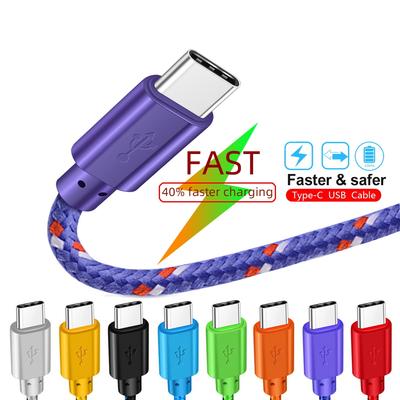 USB C Type C Kabel Rychlé nabíjení 1m 2m 3m Nabíječka pro samsung xiaomi huawei p9 p10 p20 mate 10 pro lite samsung S9 S10 Plus s8 Note datový kabel