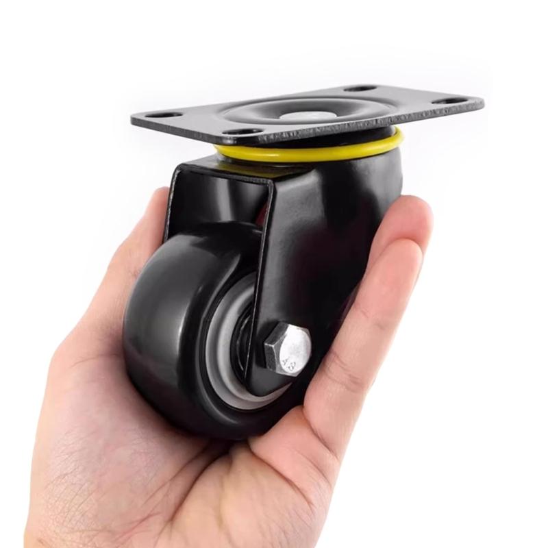 Universal Wheels Universal Wheels with Swivel Lock Strong Load Capacity Polyurethane Wheels Smooth Rolling for Furniture