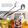 Küchenutensilien Wok Spatel Eisen und Schöpfkelle Werkzeugset Spatel für Edelstahl Kochgeräte Küchenzubehör Essentials