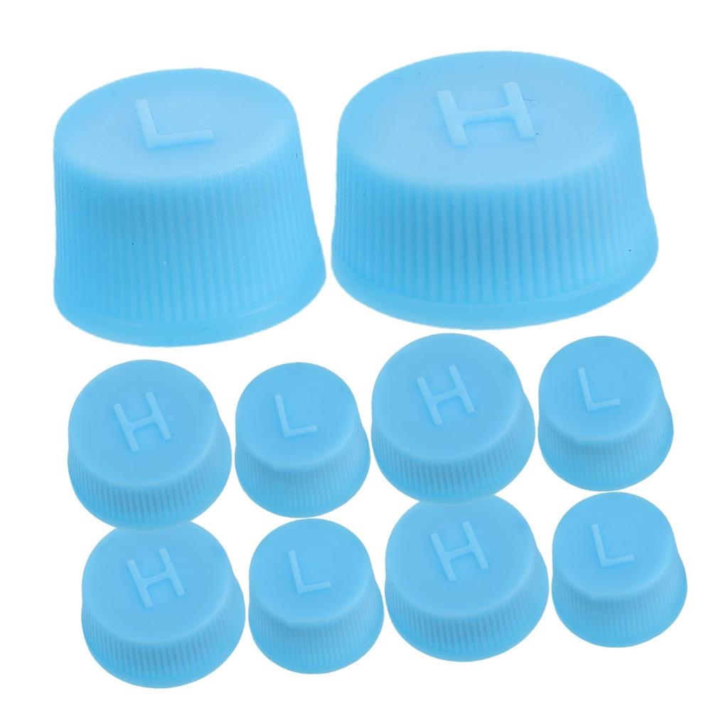 HORIALENCE 20pcs Car Air Conditioner Valve Caps Car Air Conditioner Low Pressure Valve Caps