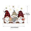 Christmas Thermal Press Stickers Decals Santa Claus Snowman Clothes Stickers Heat Transfer Diy Parches Ropa Hoodies Winter Patch