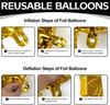 Golden Trophy 22inch Football Star Foil Balloons Boy Man Birthday Party Decor Sports Games Air Balls Globos Baby Shower Supplies