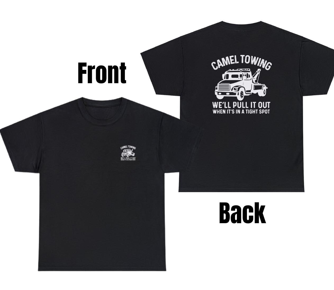 Funny  Camel Towing  Tee Hilarious Adult Humor Shirt S