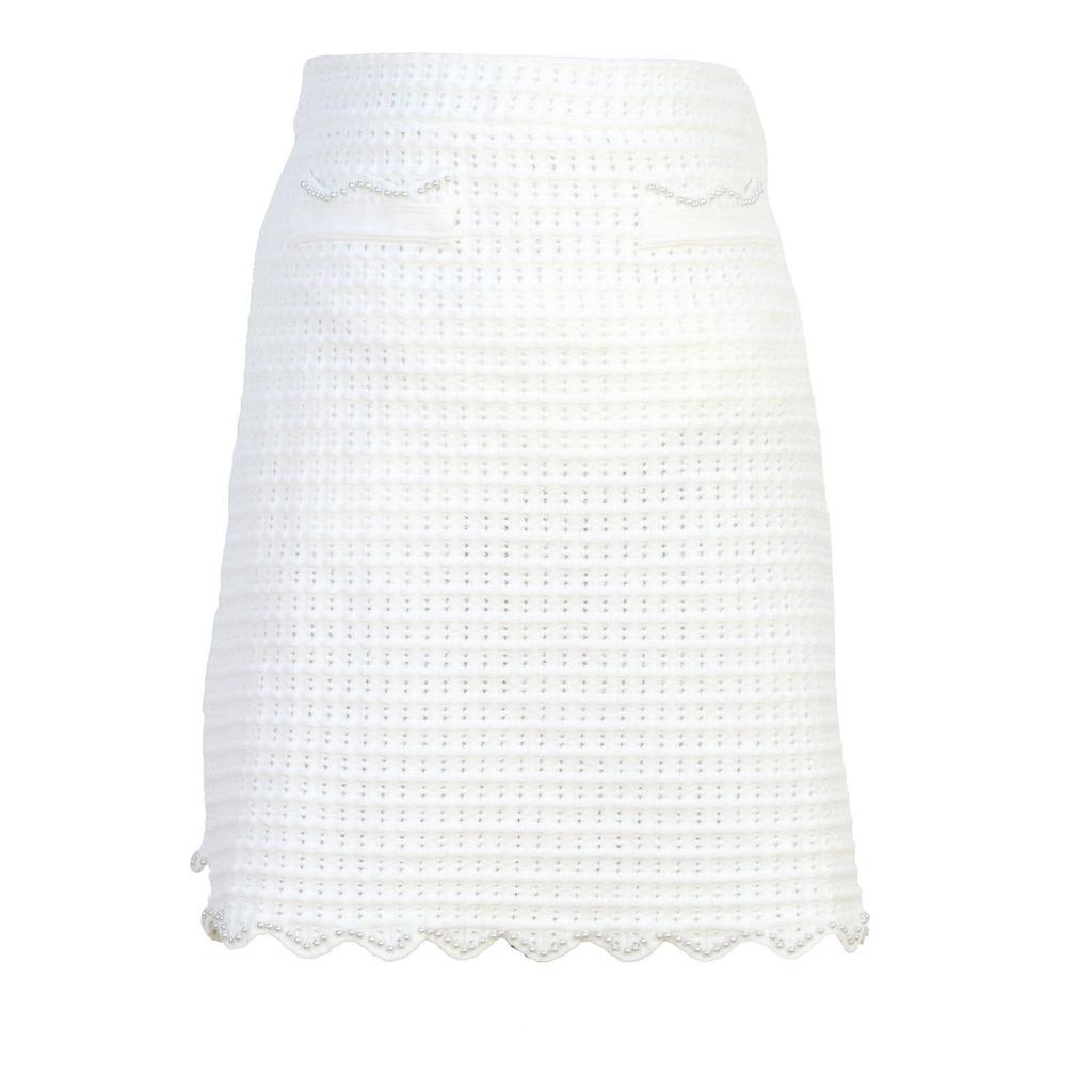 M Family Women's French Spring/Summer Socialite Knit Top & Skirt Set