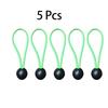 Ball Bungee Cords Portable Elastic Tent Fixing Rope Tarpaulin Awning Canopy Heavy Duty Tarp Tie Down Cords for Shelter Cargo