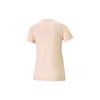 Puma Heart Print Logo Sport Crew Neck Short Sleeve T-Shirt Women Tops Pink 845596-27