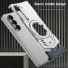 DYONG For Samsung Galaxy Z Fold6 5G Metal Case Frameless Hollow Heat Dissipation Phone Cover with Kickstand