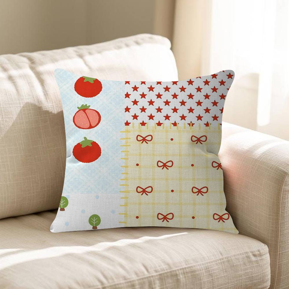 Polka Dot Cute Tomato Pillow Gifts Home Office Furnishings Bedroom Sofa Car Cushion Cover Case 45x45cm