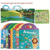 Cross-Border DIY Children's Sticker Activity Book - Early Education & Focus Training with Removable, Reusable Stickers