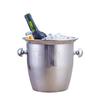 Stainless Steel Ice Bucket Two Handles Wine Champagne Bucket Gold Spit Bucket Wine Barrel KTV Club Bar Tools | Ice Bucket and Clamps