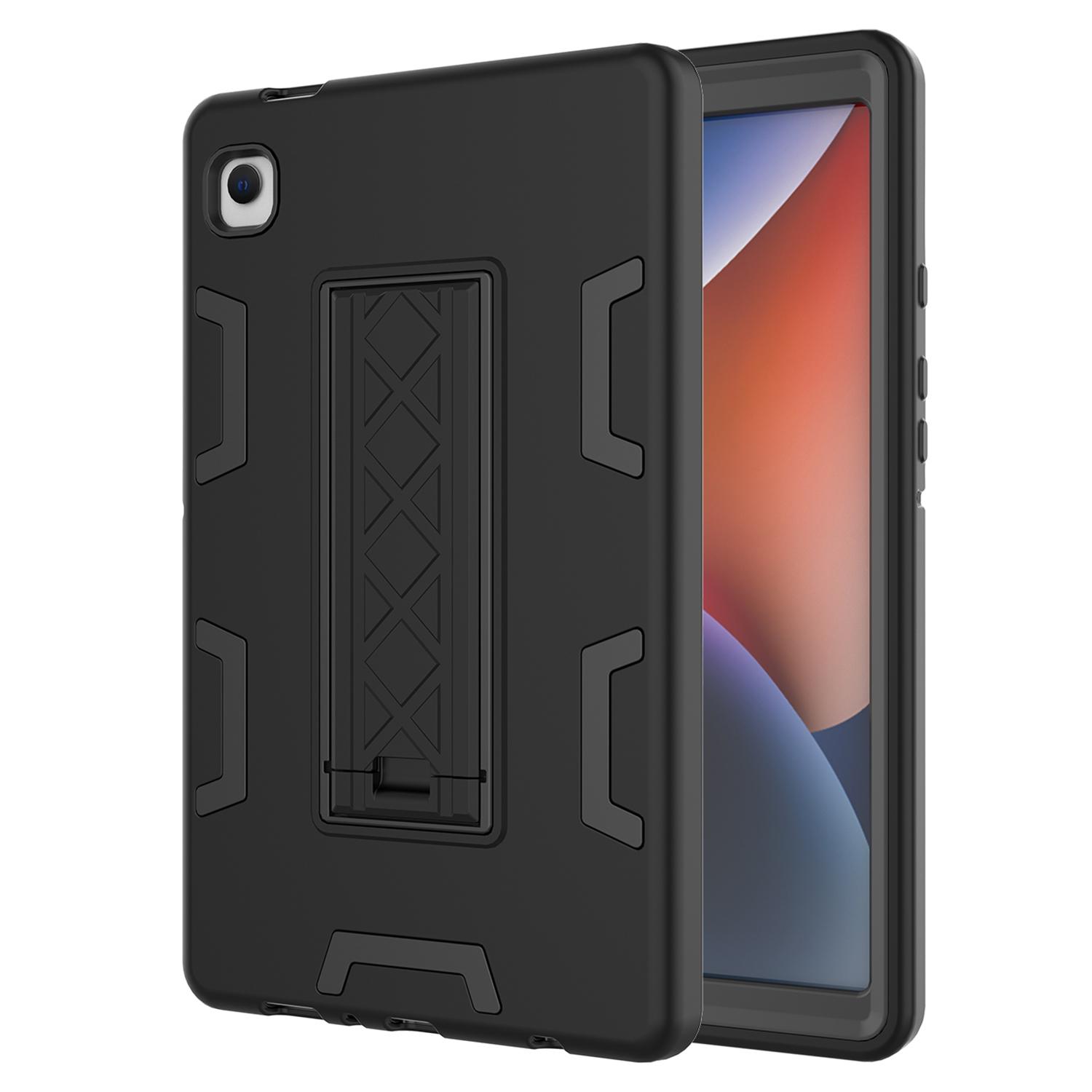 

For Samsung Galaxy Tab A9 Protective Cover Shockproof Kickstand Tablet Case All Black