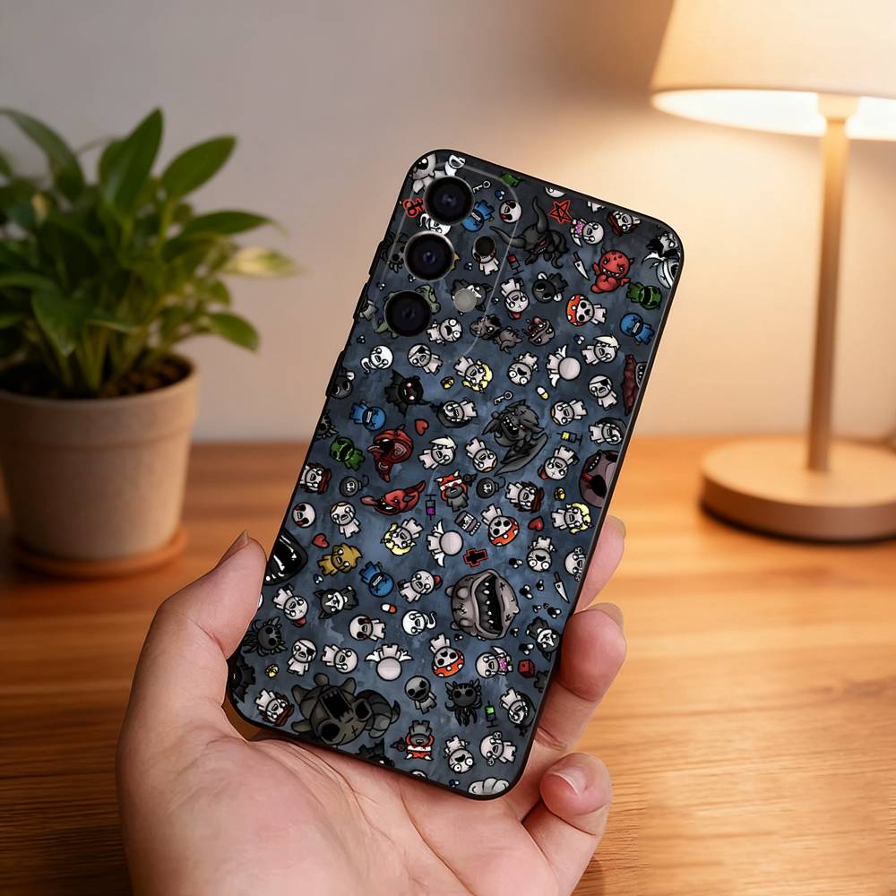 The Binding of Isaac Phone Case For Samsung S25,S24,S21,S22,S23,S30,Ultra,S20,Plus,Fe,Lite,5G Black Cover