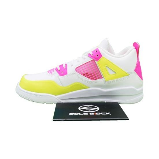 Air Jordan 4 Retro SE PS Lemon Venom CV7809-100 11C-3Y