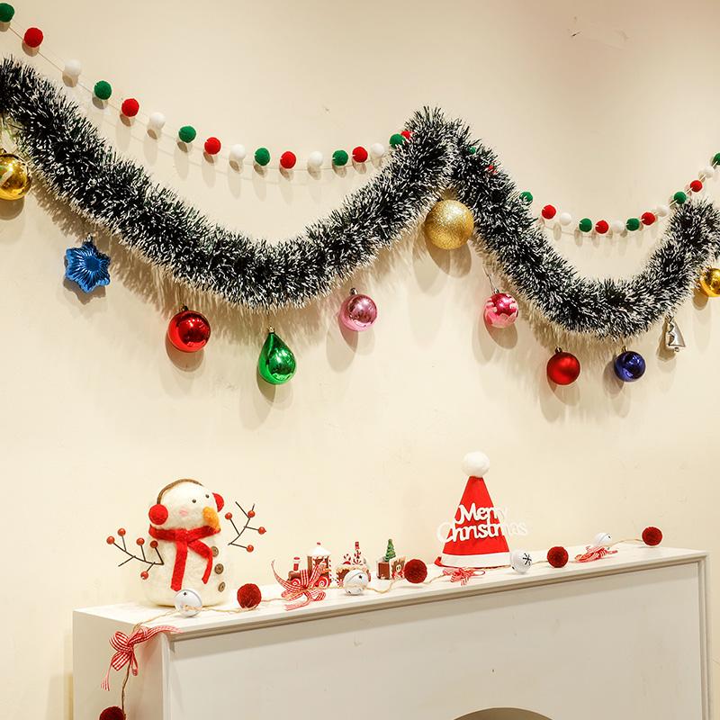 Christmas Decorations Christmas Hanging Flag Xmas New Year Party Decoration Supplies Kawaii Felt Xmas Banner Hanging Navidad