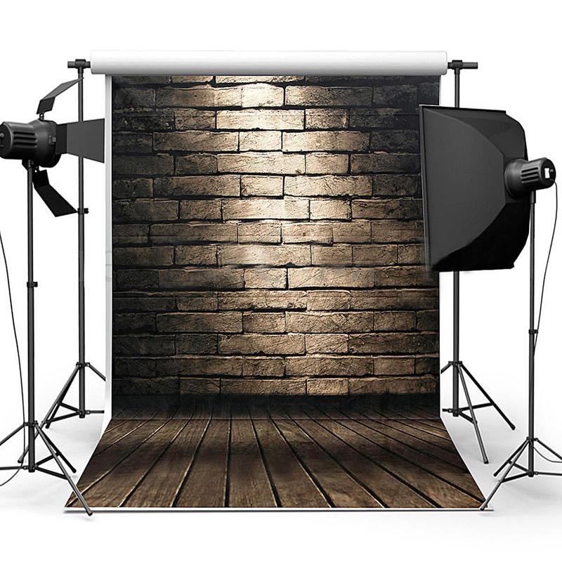 Retro Brick Wall Background Photography Photo Backdrop Studio Props 5x7FT