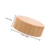2Pcs Wide Mouth Bamboo Lids 41Mm for Glass Jars Reusable Spice Jar Covers Material Strong Sealing Kitchen Storage Bottle